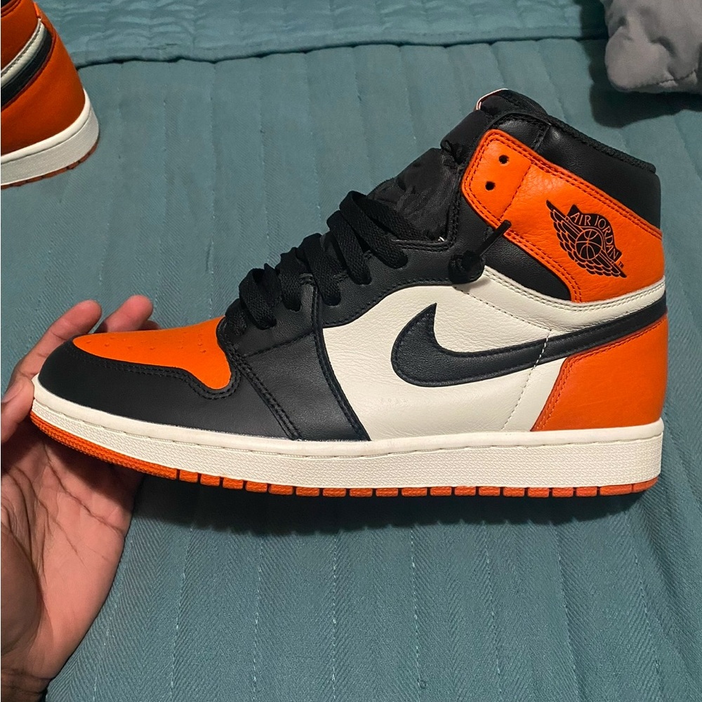 Nike Air Jordan 1 High OG Black Orange White Sneakers